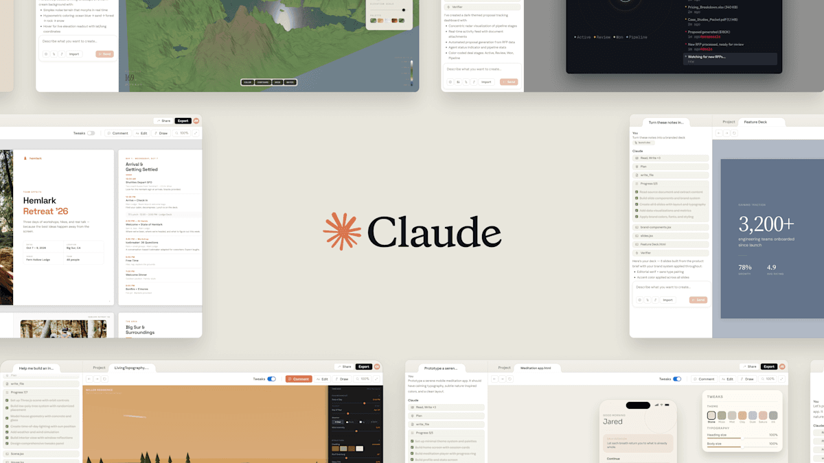 Anthropic Launches Claude Design, a Research Preview for Visual Work